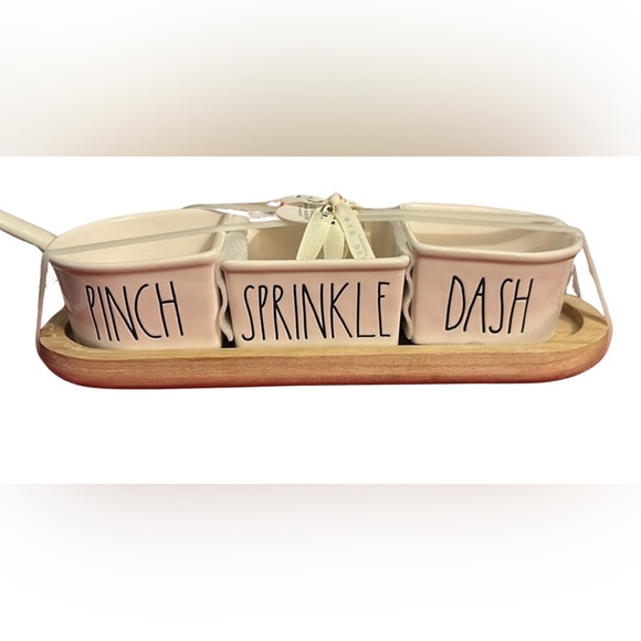 Rae Dunn Pinch/Sprinkle/Dash Tray Set - Picture 3 of 3